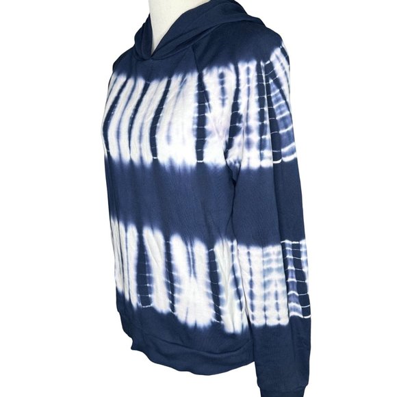 Madewell Blue (Re)sourced Blue Cotton Retro Hoodie Sweatshirt Size Small - Picture 3 of 9